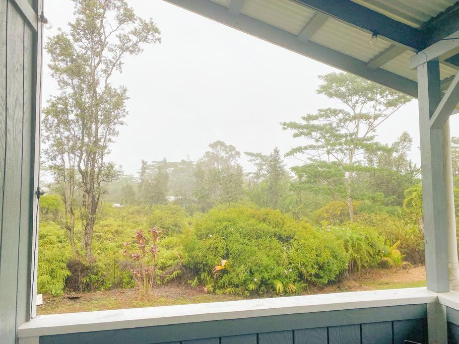 Hibiscus Hale, Full Kitchen, King Bed, Parking Apartment Keaau Exterior photo