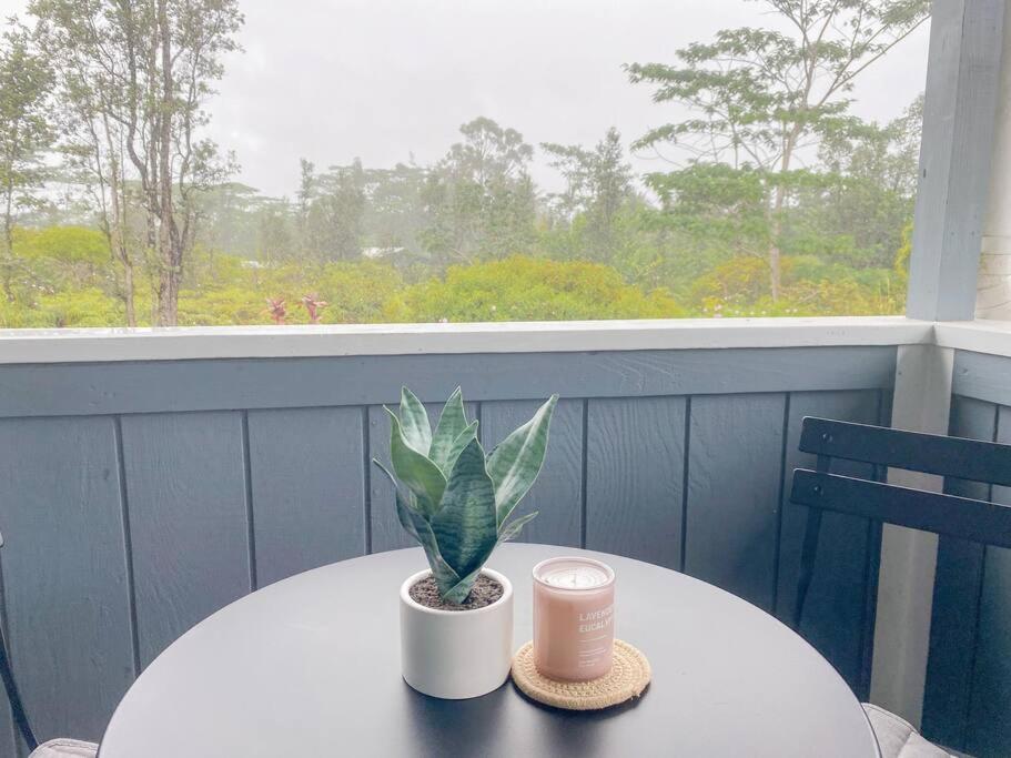 Hibiscus Hale, Full Kitchen, King Bed, Parking Apartment Keaau Exterior photo